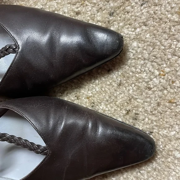 Ferragamo shoes brown sz 40 - Picture 3 of 4